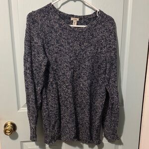 L.L. Bean Women's Blue Crew Neck Sweater